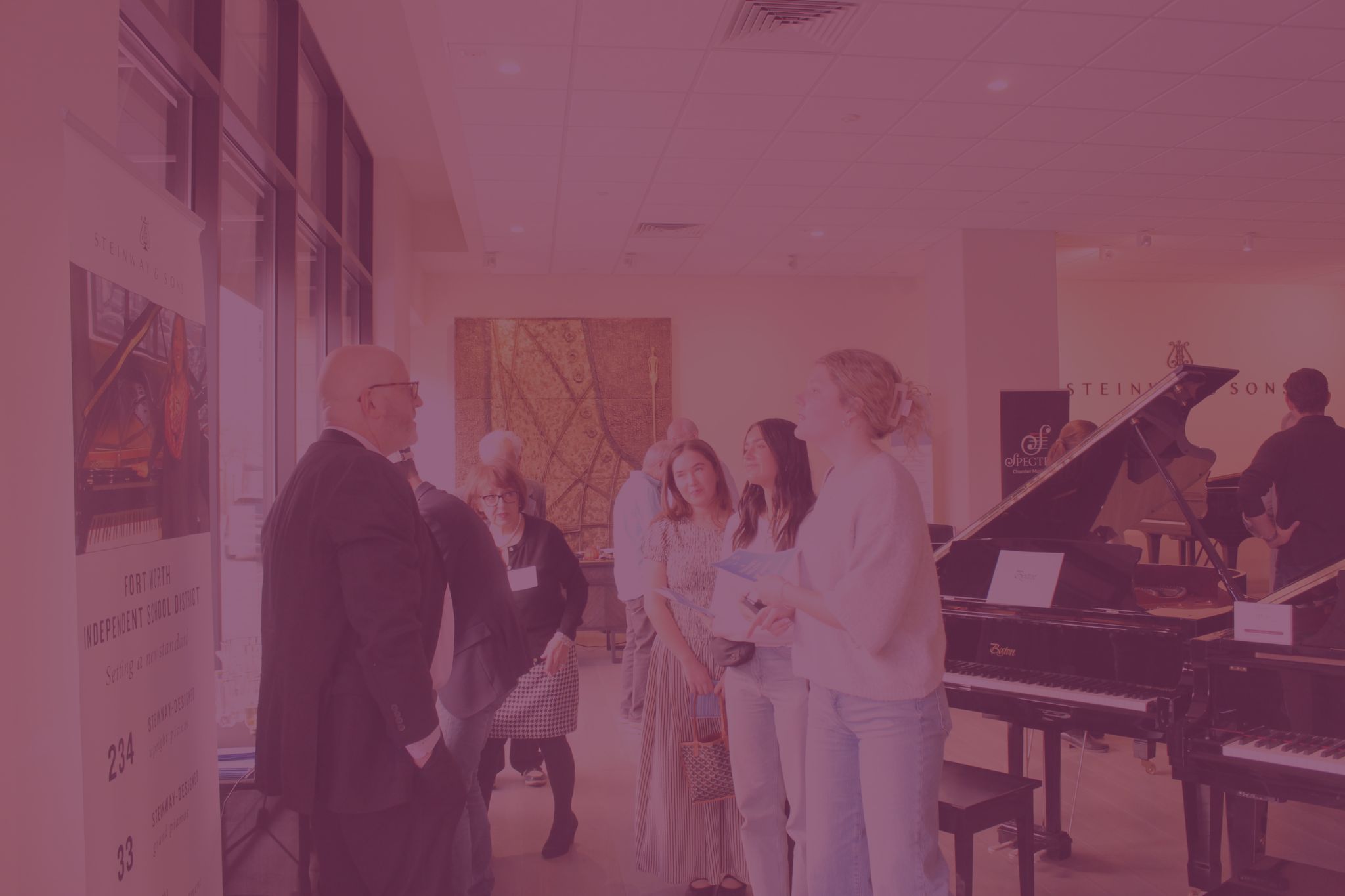 Audience enjoying chamber music